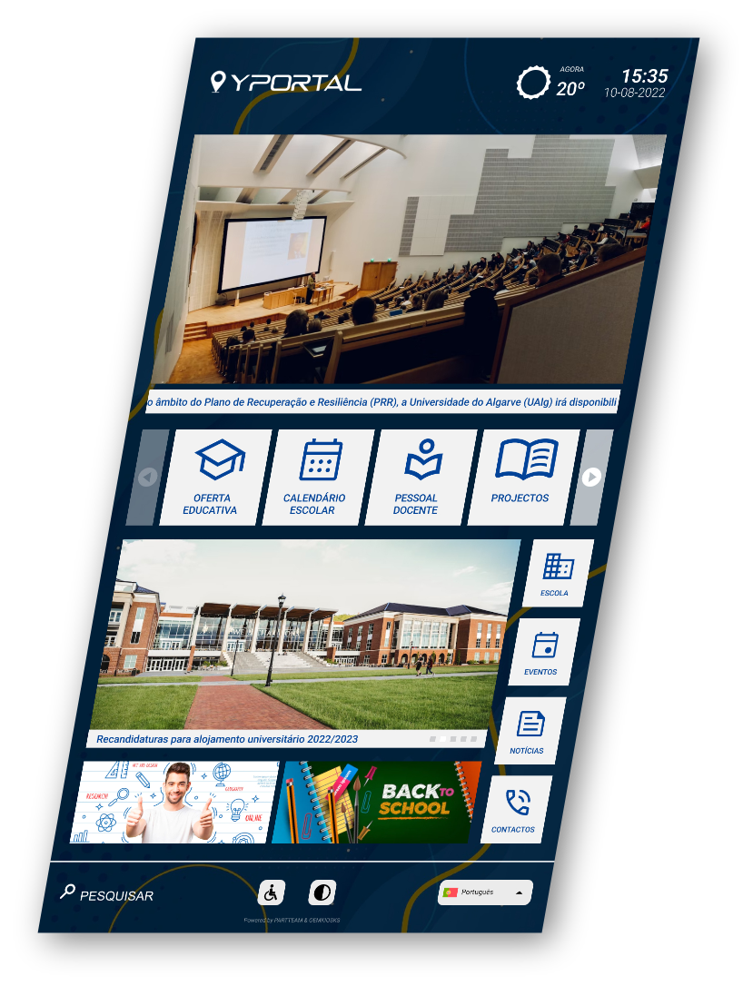 YPortal EDUCA - Software de informação interactiva para Instituições de Ensino